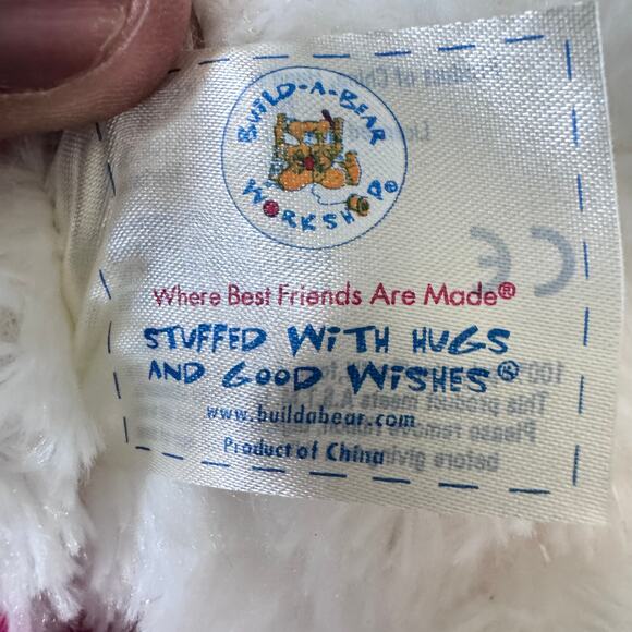 2011 Build-A-Bear Marie Aristocats‎ White Cat Harley Davidson Outfit Boots Plush - Picture 10 of 14